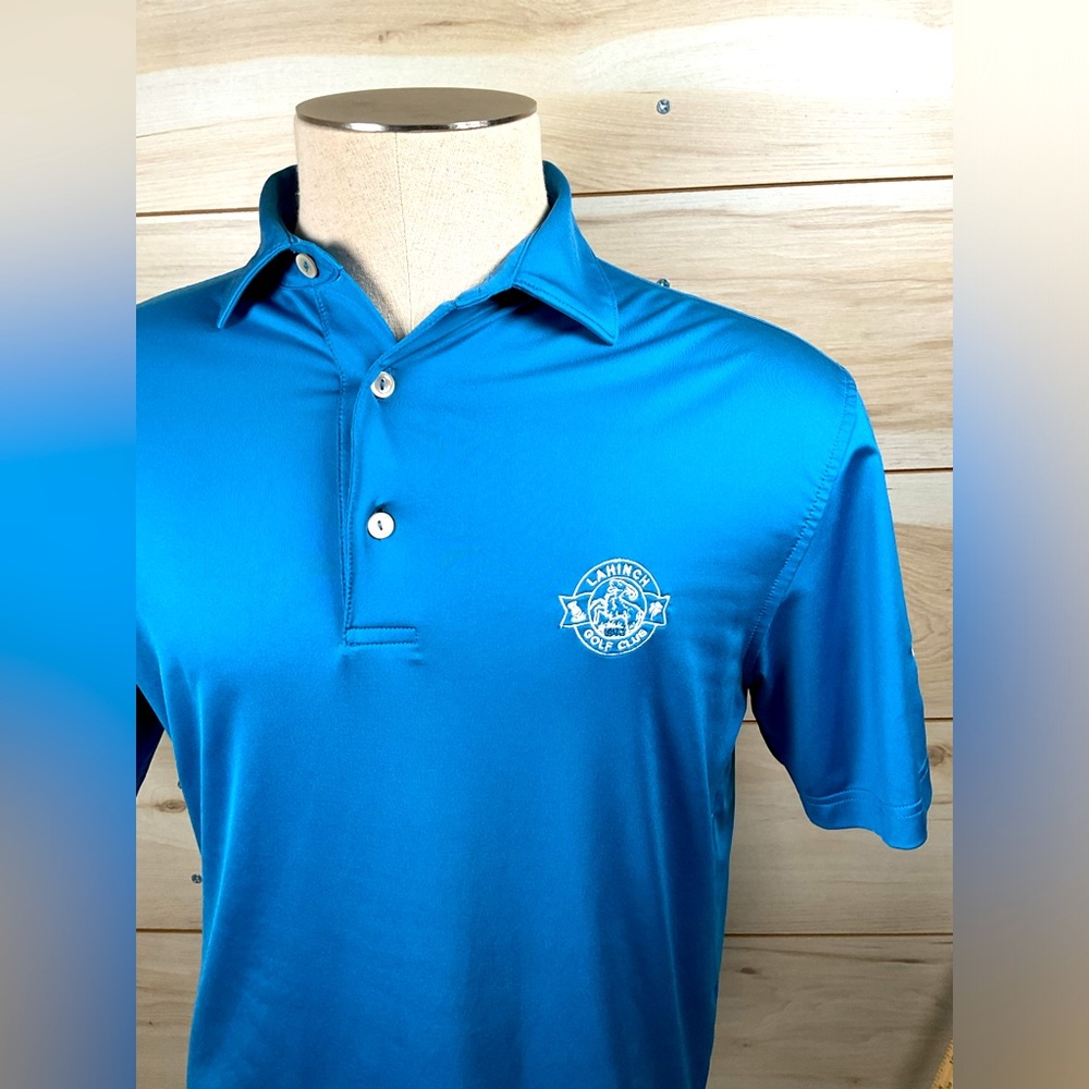 Peter Millar Summer Comfort Short-Sleeve Golf Polo Blue